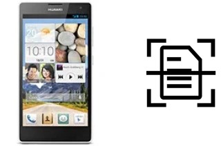 Scan document on a Huawei Ascend G740