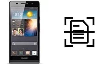 Scan document on a Huawei Ascend P6