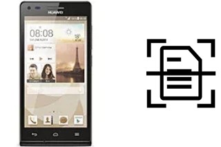 Scan document on a Huawei Ascend P7 mini