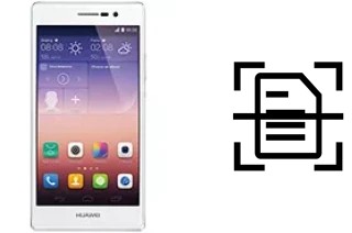 Scan document on a Huawei Ascend P7