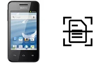 Scan document on a Huawei Ascend Y220