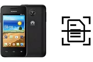 Scan document on a Huawei Ascend Y221