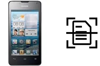 Scan document on a Huawei Ascend Y300