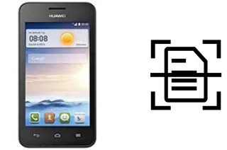 Scan document on a Huawei Ascend Y330