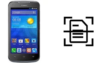 Scan document on a Huawei Ascend Y520