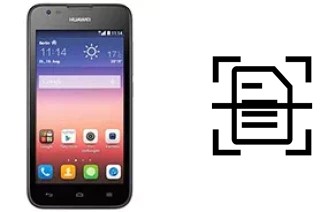 Scan document on a Huawei Ascend Y550