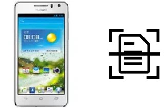 Scan document on a Huawei Ascend G600