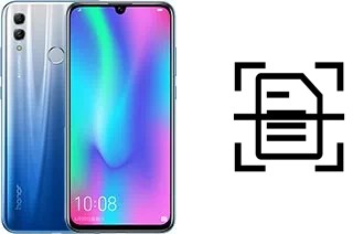 Scan document on a Huawei Honor 10 Lite