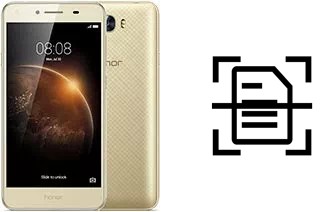 Scan document on a Huawei Honor 5A