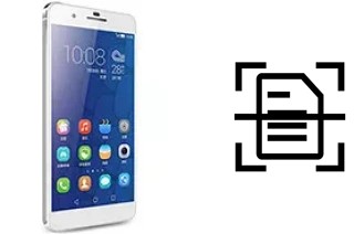 Scan document on a Huawei Honor 6 Plus