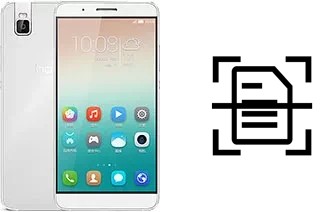 Scan document on a Huawei Honor 7i