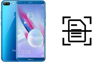 Scan document on a Huawei Honor 9 Lite