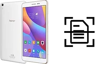 Scan document on a Huawei Honor Pad 2