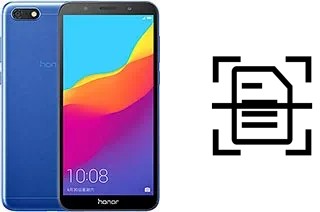 Scan document on a Huawei Honor 7s