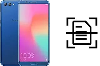 Scan document on a Huawei Honor View 10