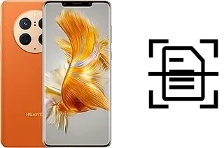 Scan document on a Huawei Mate 50 Pro