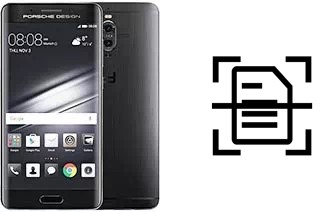 Scan document on a Huawei Mate 9 Porsche Design