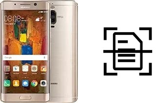 Scan document on a Huawei Mate 9 Pro