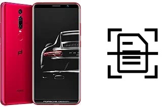 Scan document on a Huawei Mate RS Porsche Design