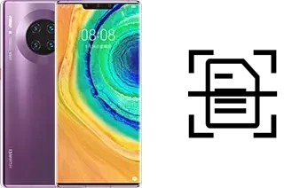 Scan document on a Huawei Mate 30 Pro