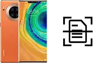 Scan document on a Huawei Mate 30 Pro 5G