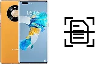 Scan document on a Huawei Mate 40 Pro 4G