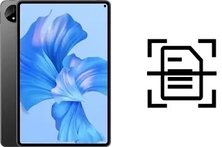 Scan document on a Huawei MatePad Pro 11 (2022)