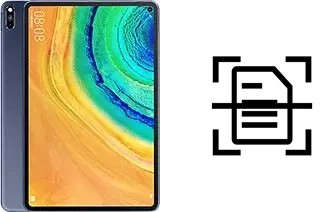 Scan document on a Huawei MatePad Pro 5G