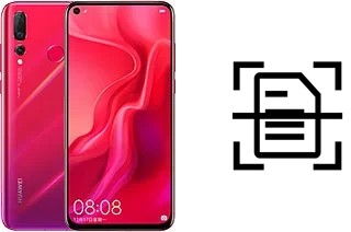 Scan document on a Huawei nova 4