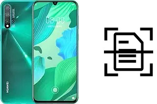 Scan document on a Huawei nova 5