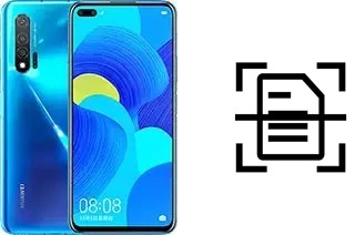 Scan document on a Huawei nova 6 5G