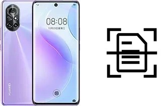 Scan document on a Huawei nova 8 5G