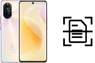 Scan document on a Huawei nova 8