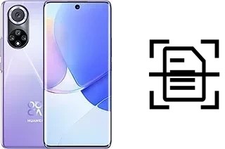 Scan document on a Huawei nova 9