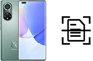 Scan document on a Huawei nova 9 Pro