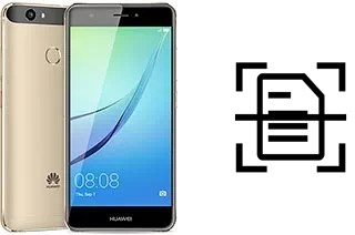 Scan document on a Huawei nova