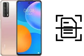 Scan document on a Huawei P smart 2021