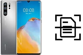 Scan document on a Huawei P30 Pro New Edition