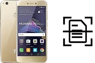 Scan document on a Huawei P8 Lite (2017)