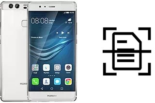 Scan document on a Huawei P9 Plus