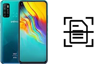 Scan document on an Infinix Hot 9