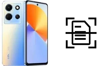 Scan document on an Infinix Note 30