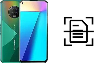 Scan document on an Infinix Note 7