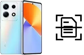 Scan document on an Infinix Note 30 VIP