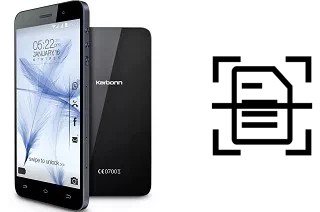 Scan document on a Karbonn Titanium Mach Two S360