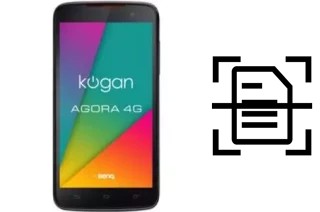 Scan document on a Kogan Agora 4G