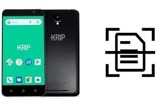 Scan document on a Krip K5