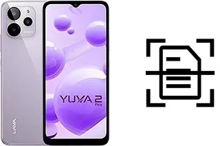 Scan document on a Lava Yuva 2 Pro