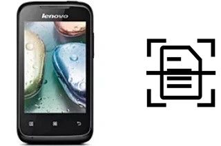 Scan document on a Lenovo A269i