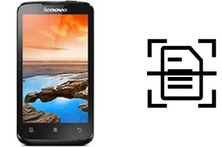 Scan document on a Lenovo A316i